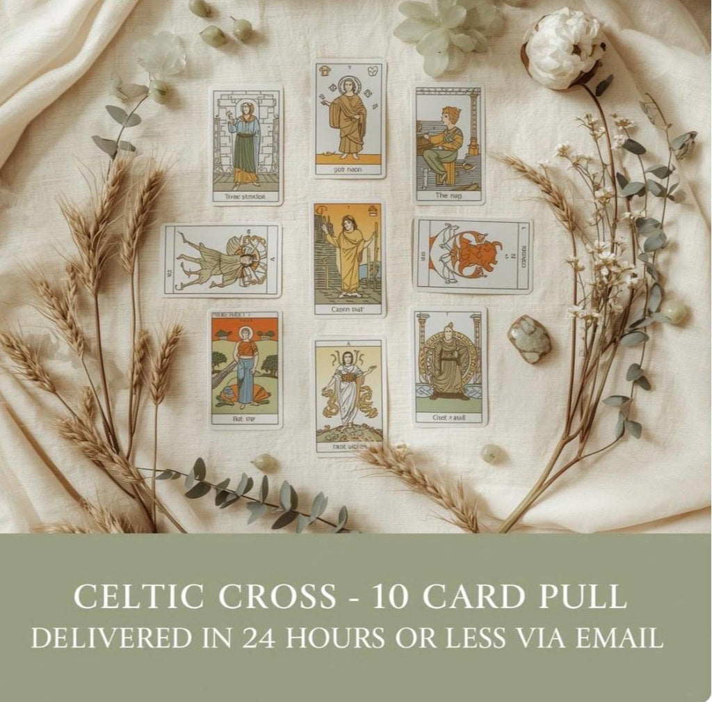 24-Hour Insight: Celtic Cross (10-Card Pull/Sent Back Via PDF)