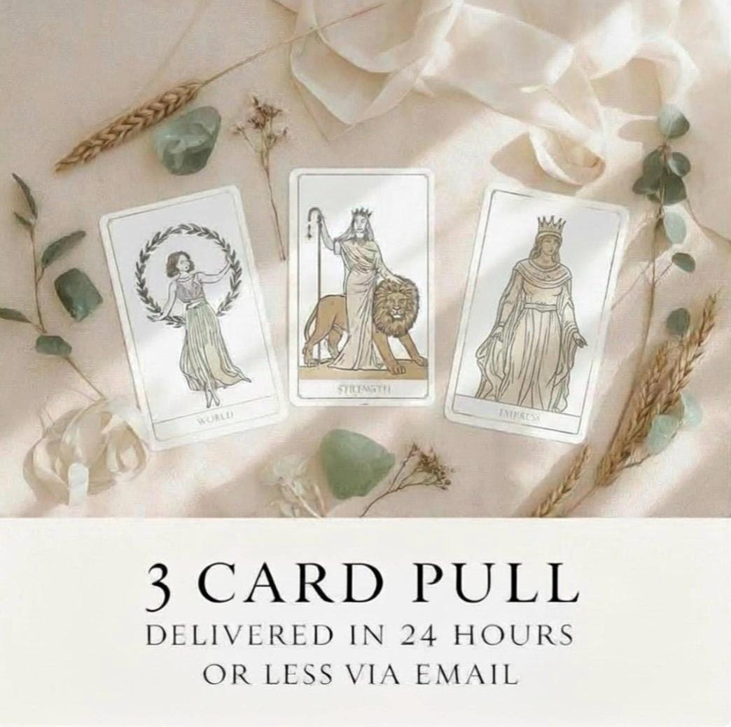 3 Card Tarot Reading: Insightful PDF Delivered Within 24 Hours