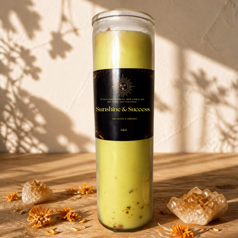Sunshine & Success Ritual Pillar Candle