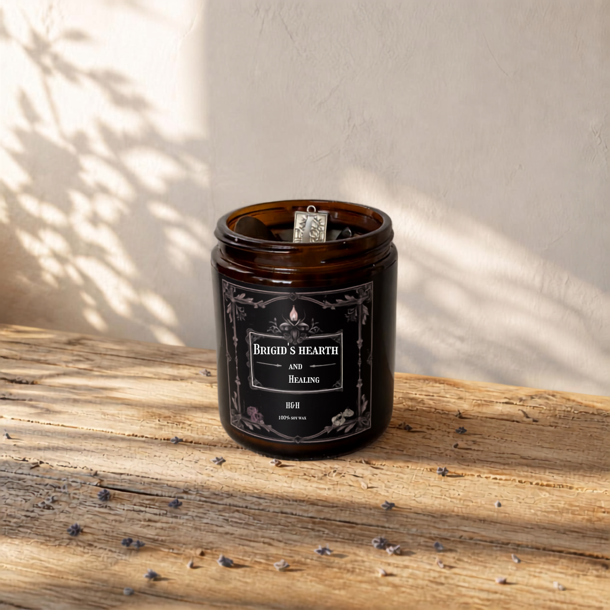 Brigid's Hearth & Healing Ritual Candle Jar