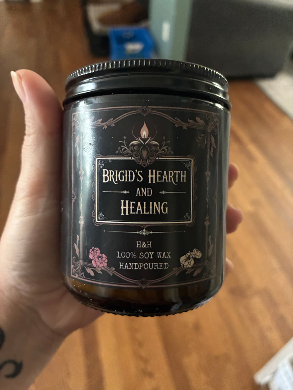 Brigid's Hearth & Healing Ritual Candle Jar