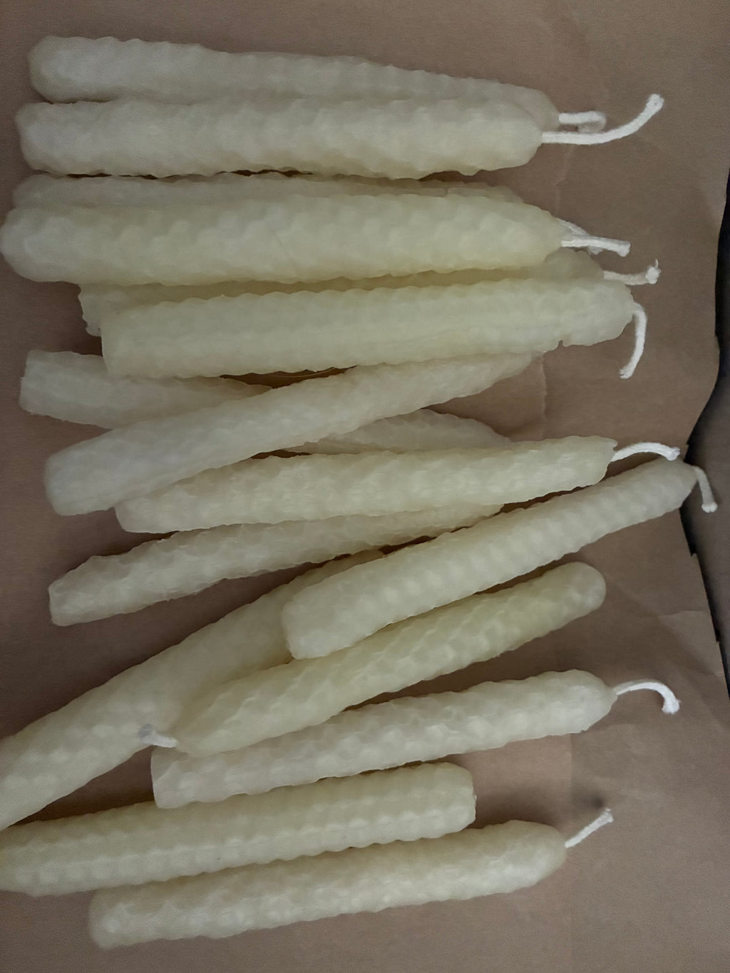 Hand-Rolled Honeycomb Beeswax Chime Candle Set