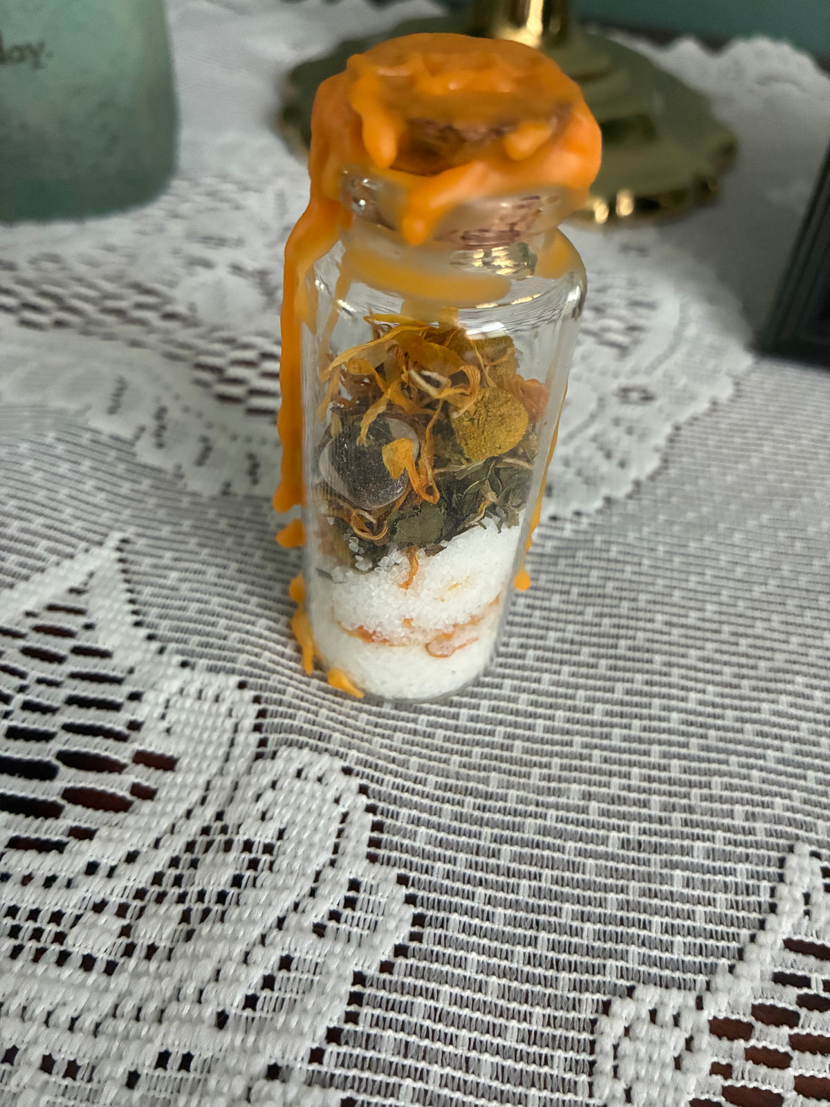 Glitter and Gold Prosperity Jar